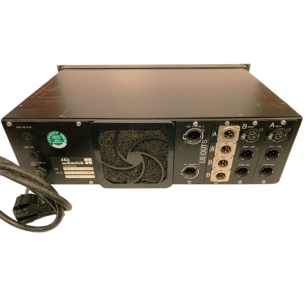 d&b P600 Amp / 2 E1 Controller