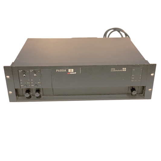 d&b P600 Amp / 2 E1 Controller